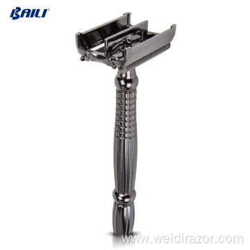 Double Edge Safety Razor Long Handle Shaver For Man